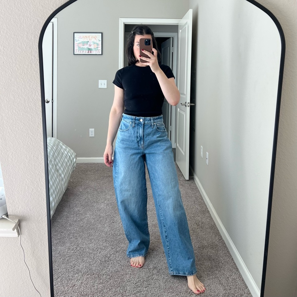 Madewell The Perfect Vintage Wide-Leg Jean Size 27
